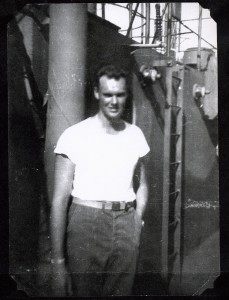 Lynn Elling on USS LST 172 in the Pacific, 1944