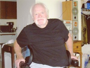 Mike, May 2007.  His last few years he was paraplegic as an effect of aneurysm surgery - a high risk of the needed procedure.