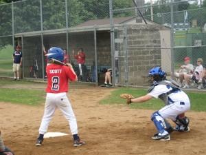 Parker Hagebock, catcher, at Kent Hrbek Field June 22, 2013