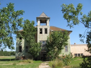 A decaying North Dakota public school, 2007.