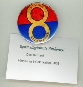 Award received from Frank Kroncke February, 2008.