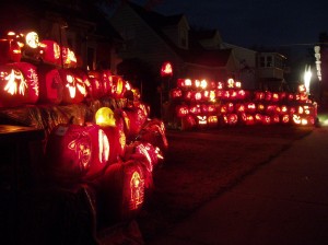Pumpkins on parade a year ago in Red Wing MN
