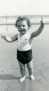 Richard on the beach, Long Beach CA June 1941