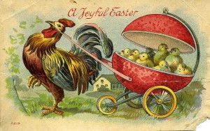 Another old Easter card from the ND farm, undated.