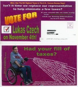 campaign mailer late Oct, 2014