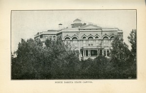 North Dakota State Capitol as pictured in 1911 North Dakota Blue Book.  