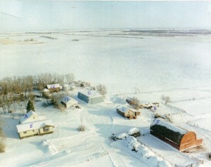 The Busch farm, Henrietta Township ND, winter of 1992.