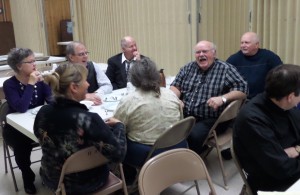 At the post-funeral lunch for Vincent, Feb. 10, 2015