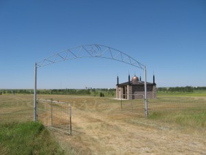 A mosque and cemetery on the North Dakota prairie, July 28, 2007