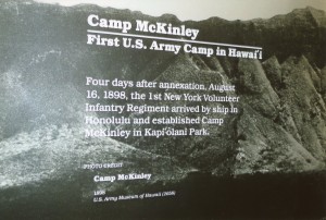 At the Army Museum on Waikiki, Honolulu, Dec 19, 2015
