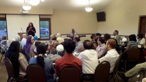 Candidate for SD 53B Rep Alberder Gillespie meets citizens May 24, 2016