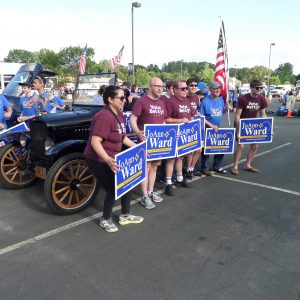 Before the Oakdale Parade June 23, with supporting cast: 1923 Ford.